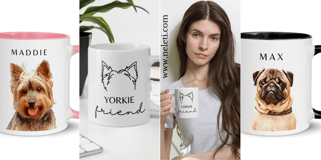 Personalize Your Morning Routine with Unique White Custom Mugs for Dog Lovers - neleti