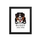 Custom Dog Breed Portrait - Personalized Framed Wall Art