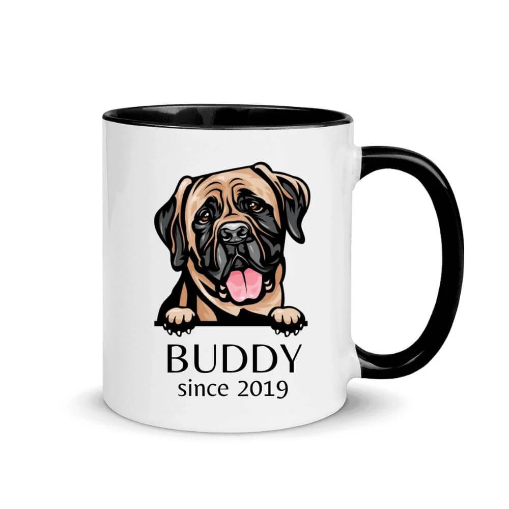Custom Dog Breed Mug - Personalized Name Year Coffee Cup