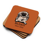 Custom Dog Breed Coasters - Cork 'Home is Where the Tail Wags'