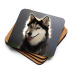 Personalized Pet Photo Coaster - Custom Dog Cat Picture