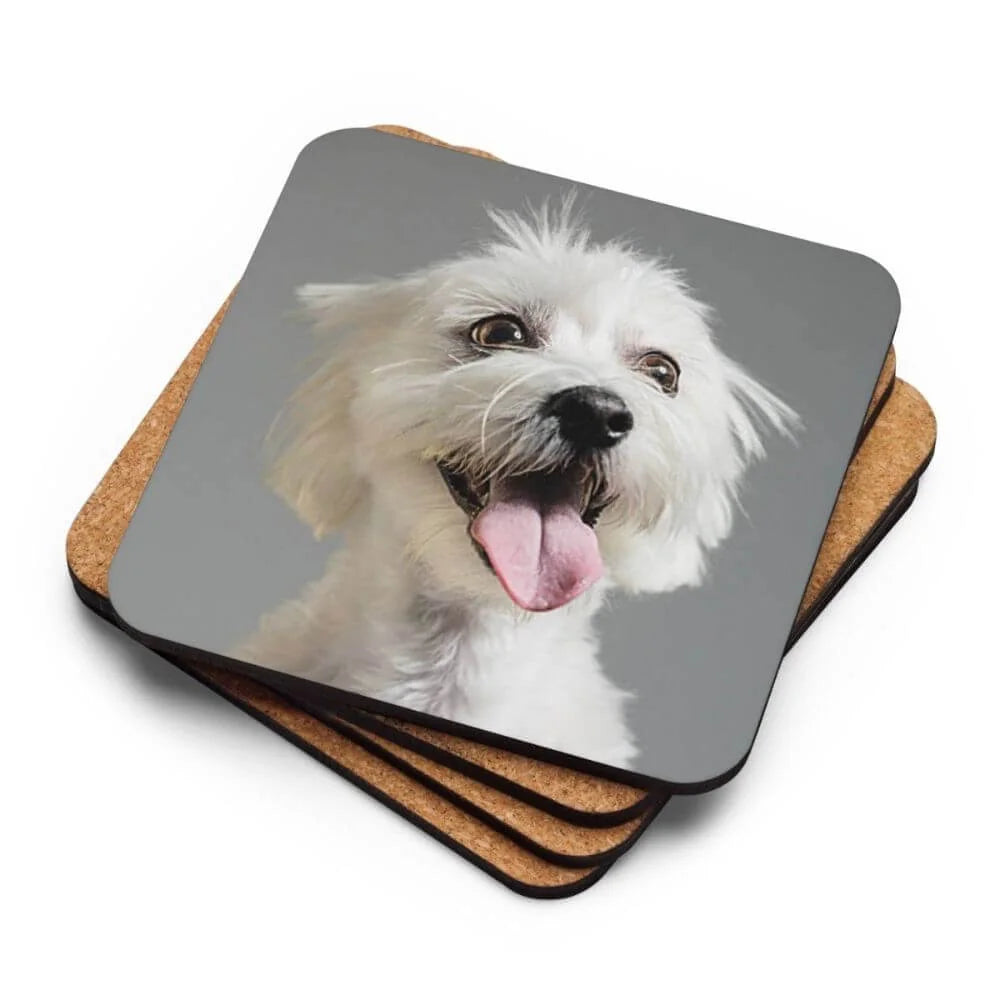 Personalized Pet Photo Coaster - Custom Dog Cat Picture