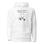 Custom Veterinarian Hoodie - Personalized Doctor Stethoscope Design