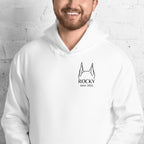 Custom Dog Breed Hoodie - Breed Ears Friend Design