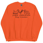 Personalized Dog Groomer Sweatshirt - Custom Name & Title