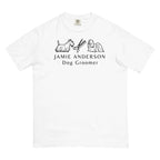 Personalized Dog Groomer Shirt - Name Surname Professional Design