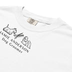 Personalized Dog Groomer Shirt - Name Surname Professional Design