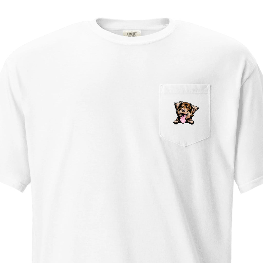 Dog Breed Pocket Shirt - Custom Dog Parent Tee