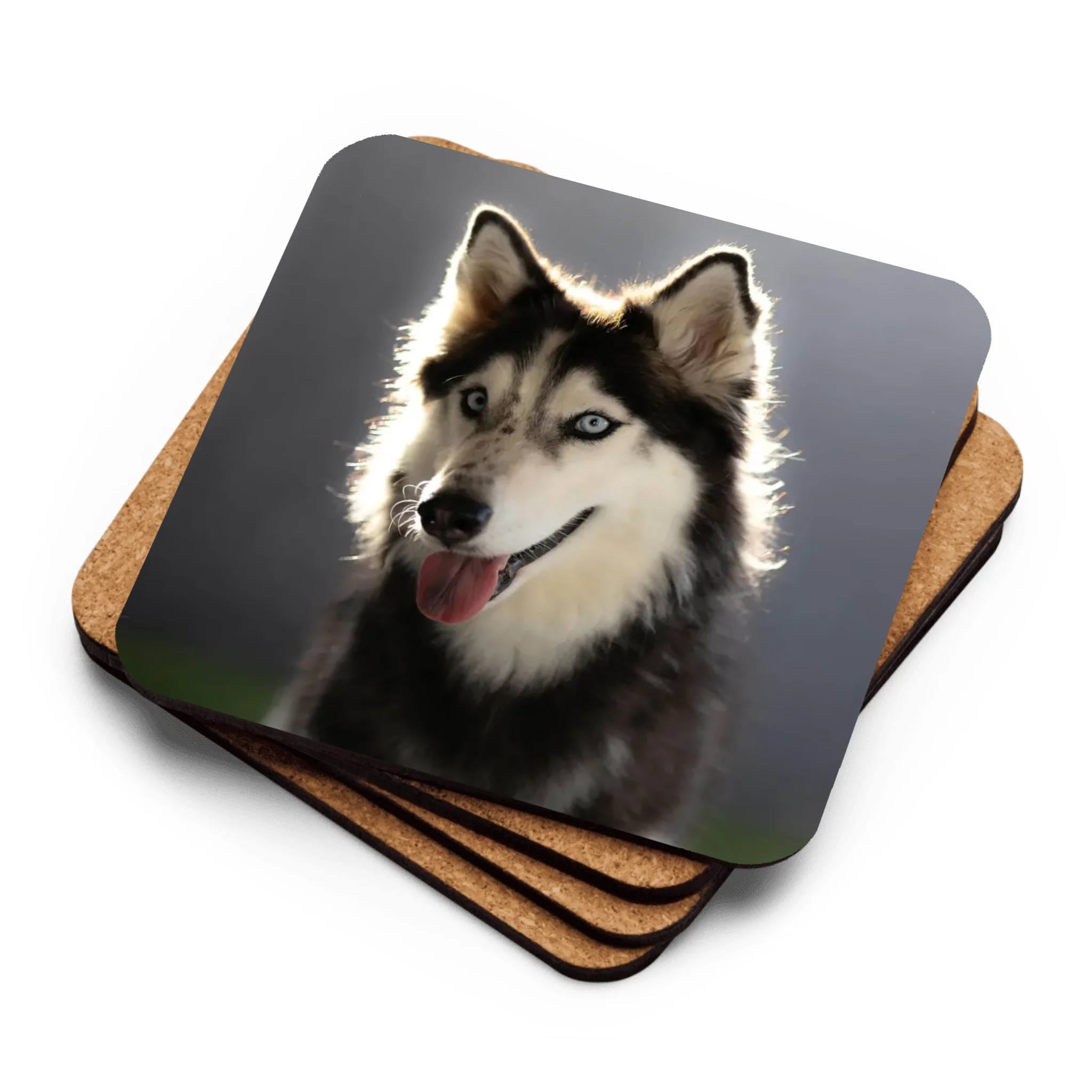 Personalized Pet Photo Coaster - Custom Dog Cat Picture