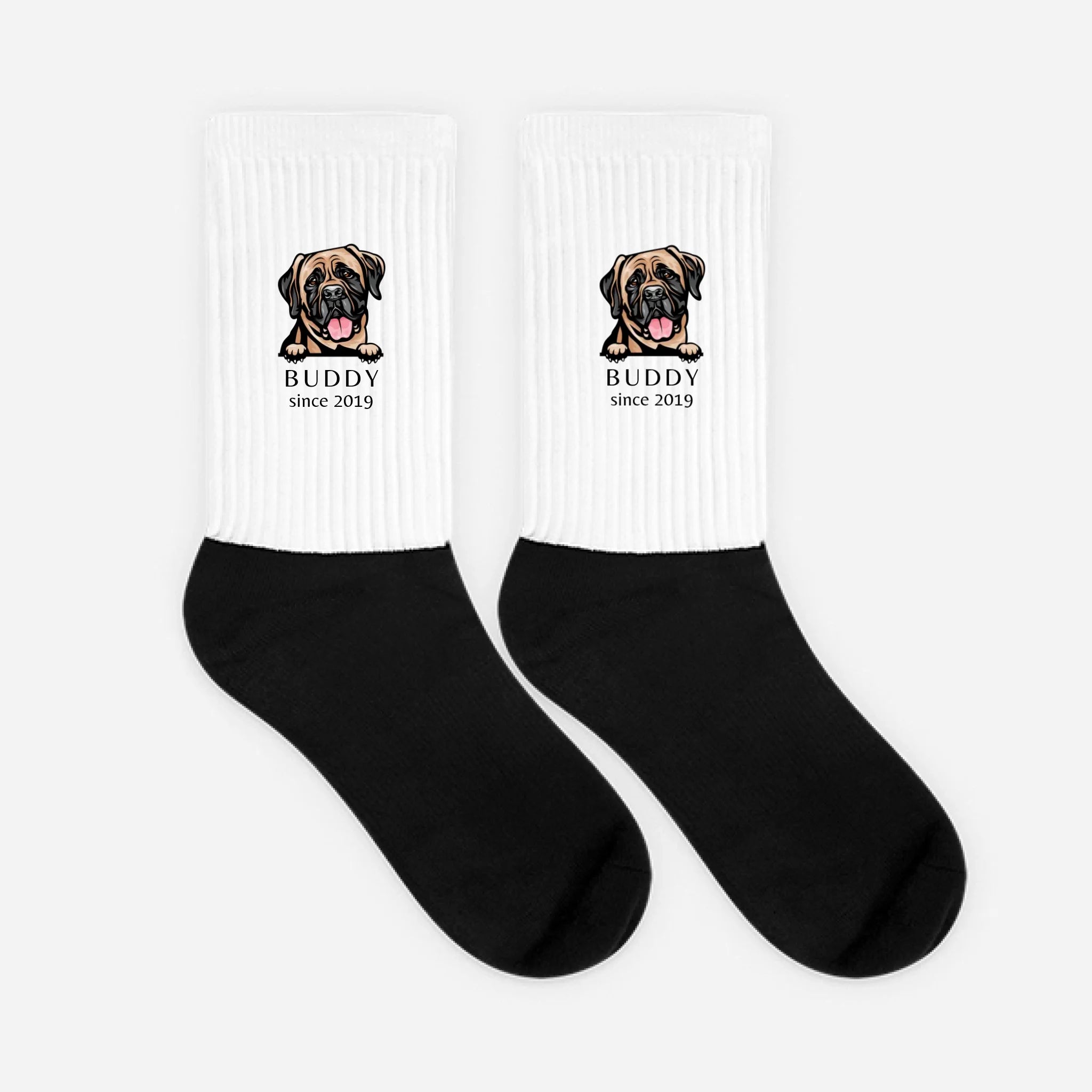 Personalized Dog Breed Socks - Labrador, Golden Retriever, French Bulldog, German Shepherd, Corgi - 100+ Breeds