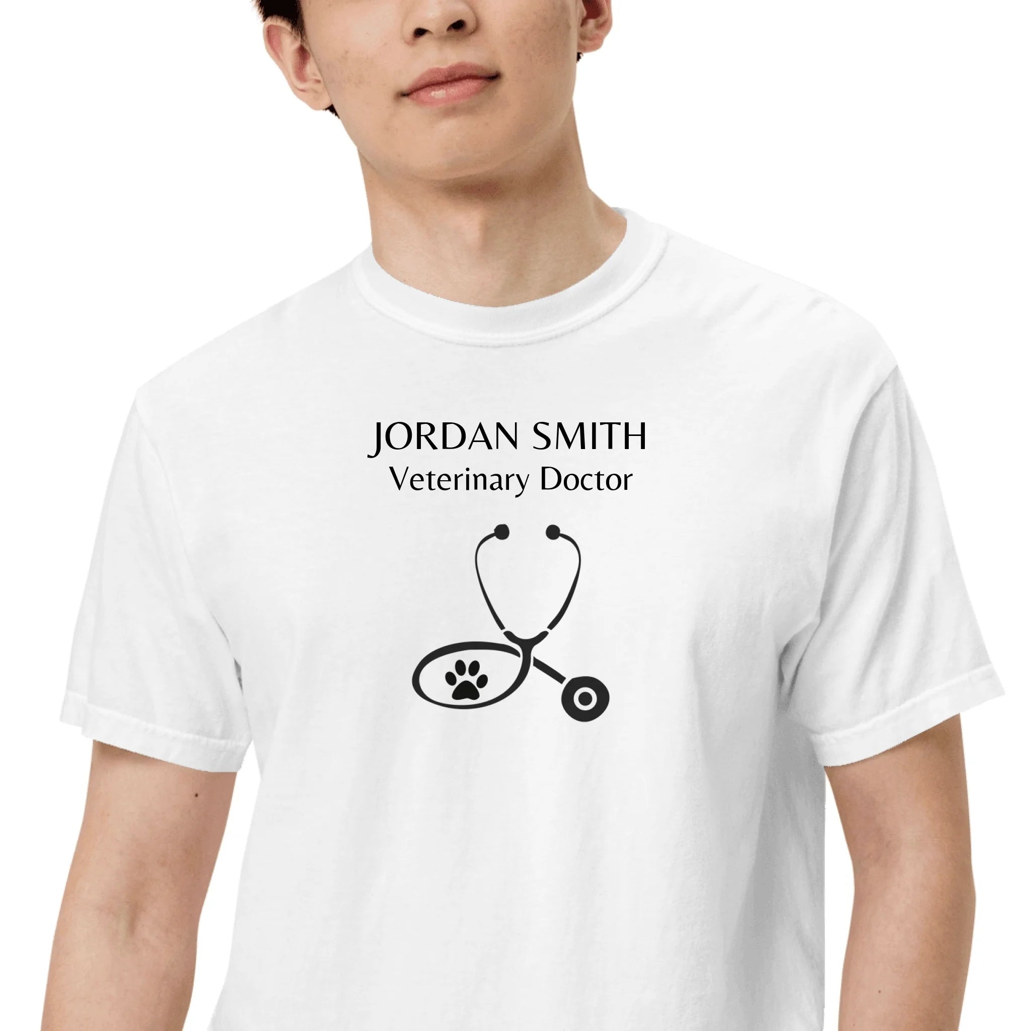 Personalized Veterinarian Shirt - Custom Name & Profession - Gift for Vets & Vet Students