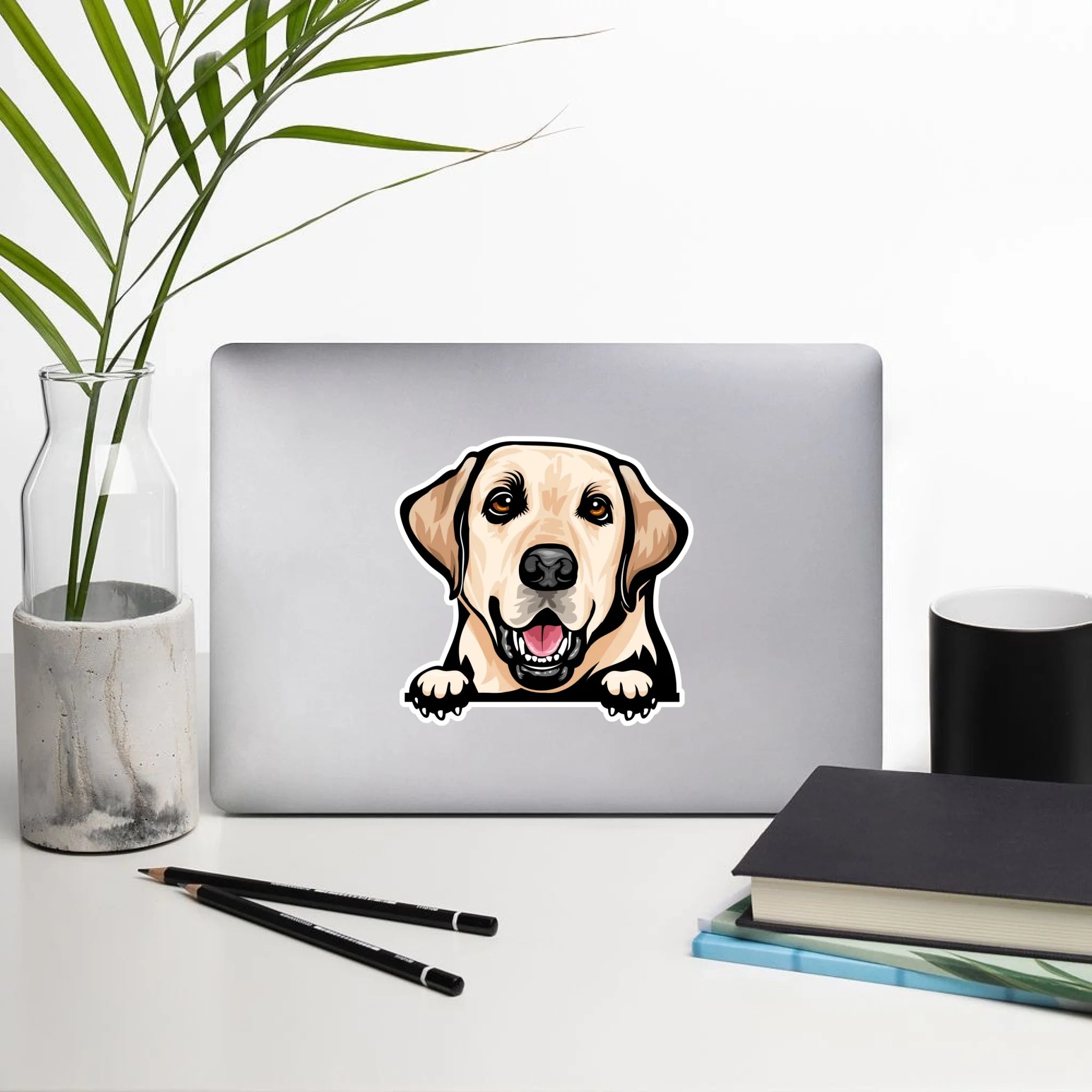 Labrador - Waterproof Decal for Car, Laptop, Water Bottle, Notebook, Phone Case | Dog Mom Gift