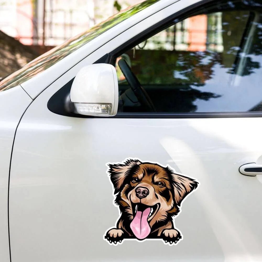 Australian Shepherd - Waterproof Decal for Car, Laptop, Water Bottle, Notebook | Dog Mom Gift - neleti