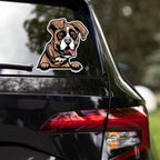 Boxer - Waterproof Decal for Car, Laptop, Water Bottle, Notebook, Phone Case | Dog Mom Gift - neleti