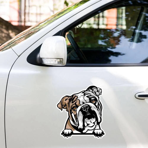 Bulldog - Waterproof Decal for Car, Laptop, Water Bottle, Notebook, Phone Case | Dog Mom Gift - neleti