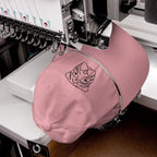 Cap with Embroidered Dog Faces - neleti