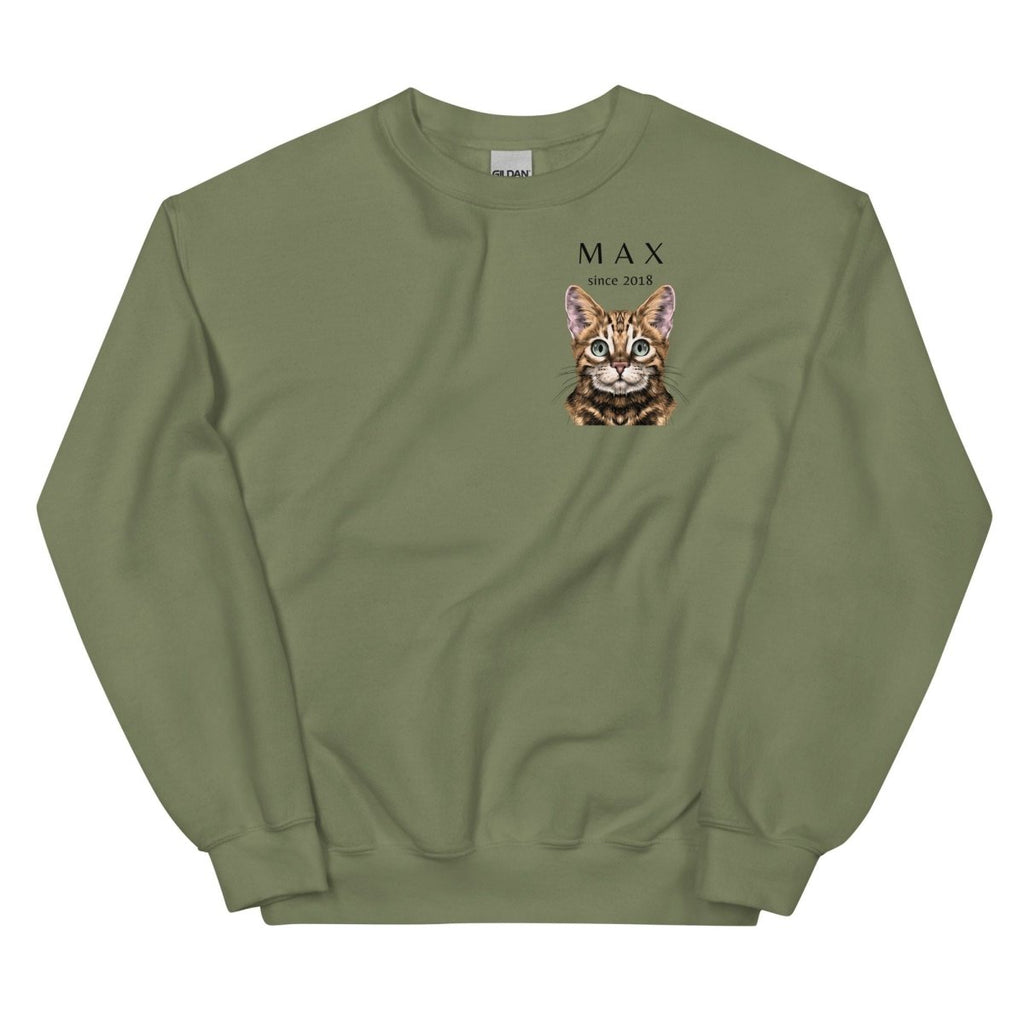 Cat Parent Sweatshirt - Custom 18 Breeds - neleti