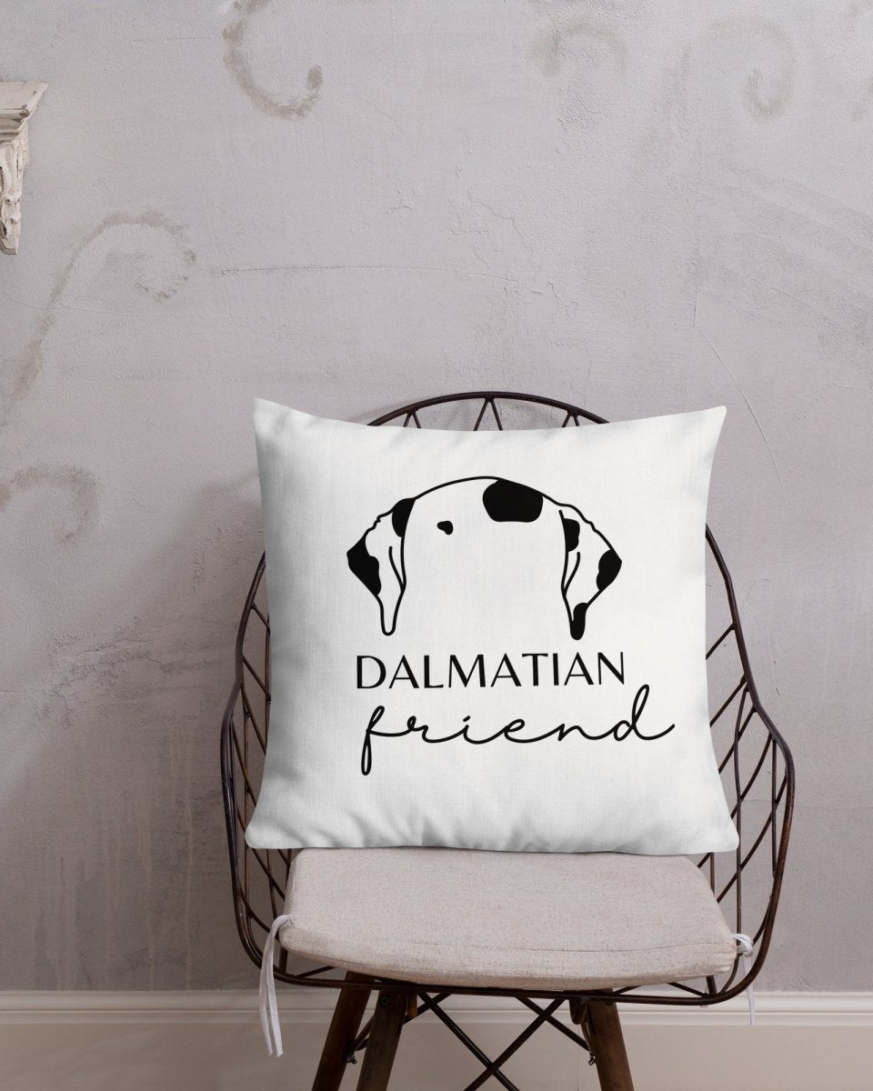 Custom Dog Breed Pillow with Ears - Personalized '[Breed] Friend' Design - neleti