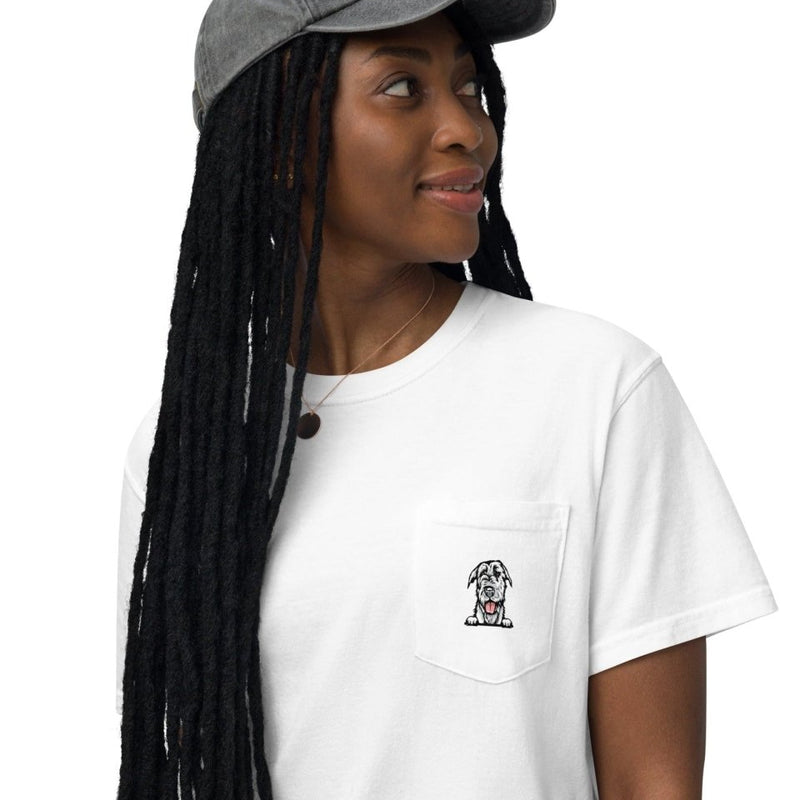 Dog Breed Pocket Shirt - Custom Dog Parent Tee - neleti