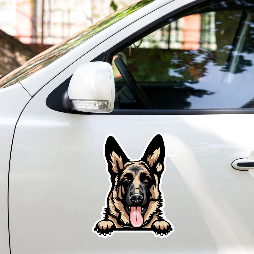 German Shepherd - Waterproof Decal for Car, Laptop, Water Bottle, Notebook, Phone Case | Dog Mom Gift - neleti
