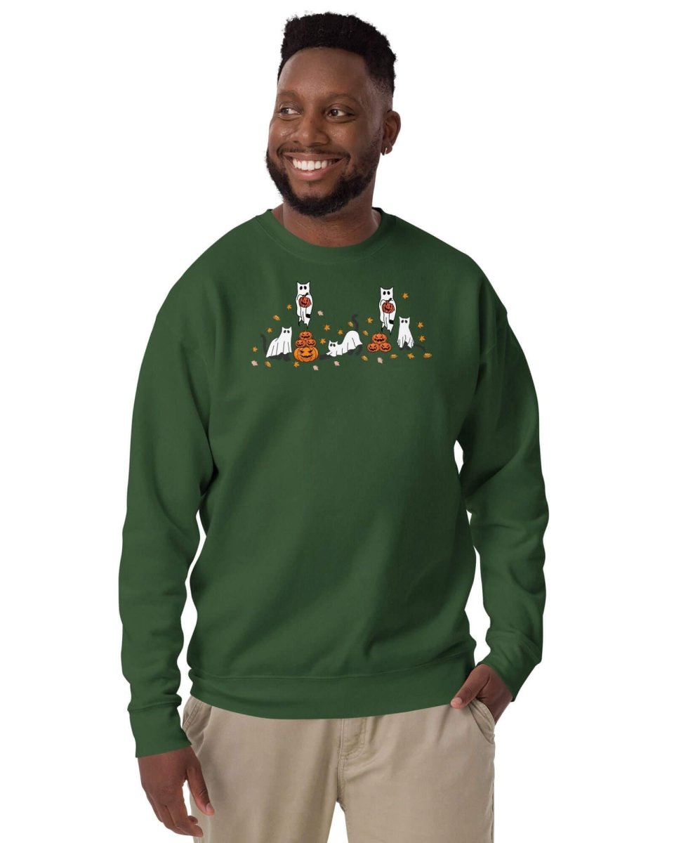 Halloween Sweatshirt for Cat Lovers - neleti