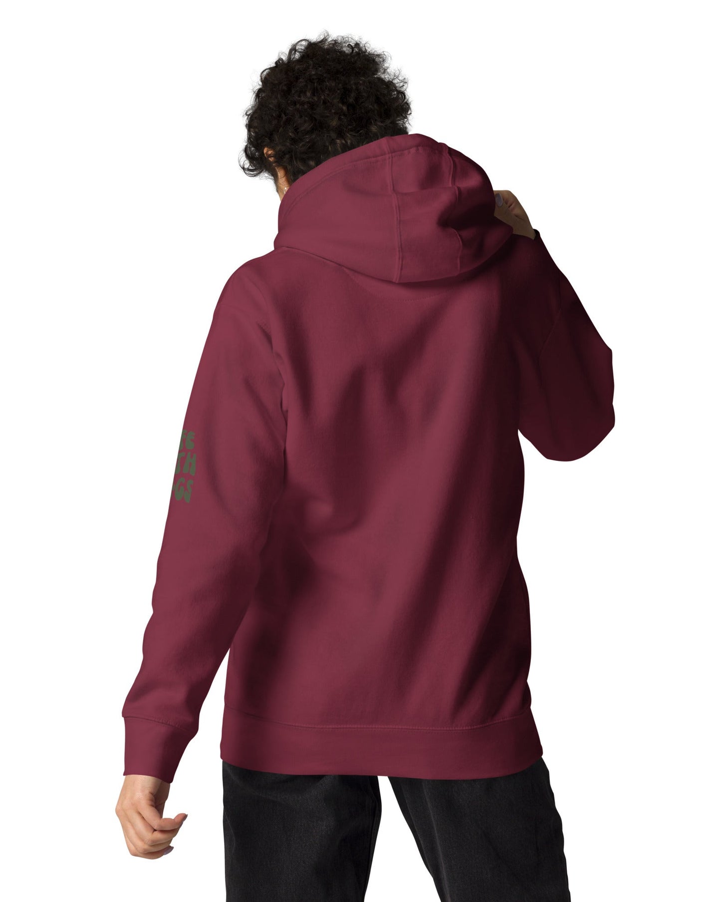 maroon-hoodie-for-dog-moms