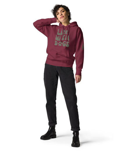 maroon-hoodie-for-dog-parents