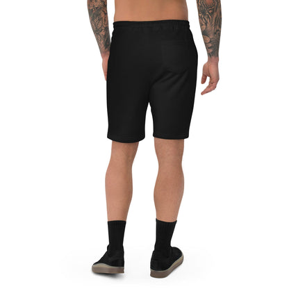 mens-fleece-shorts-black-with-paw-print