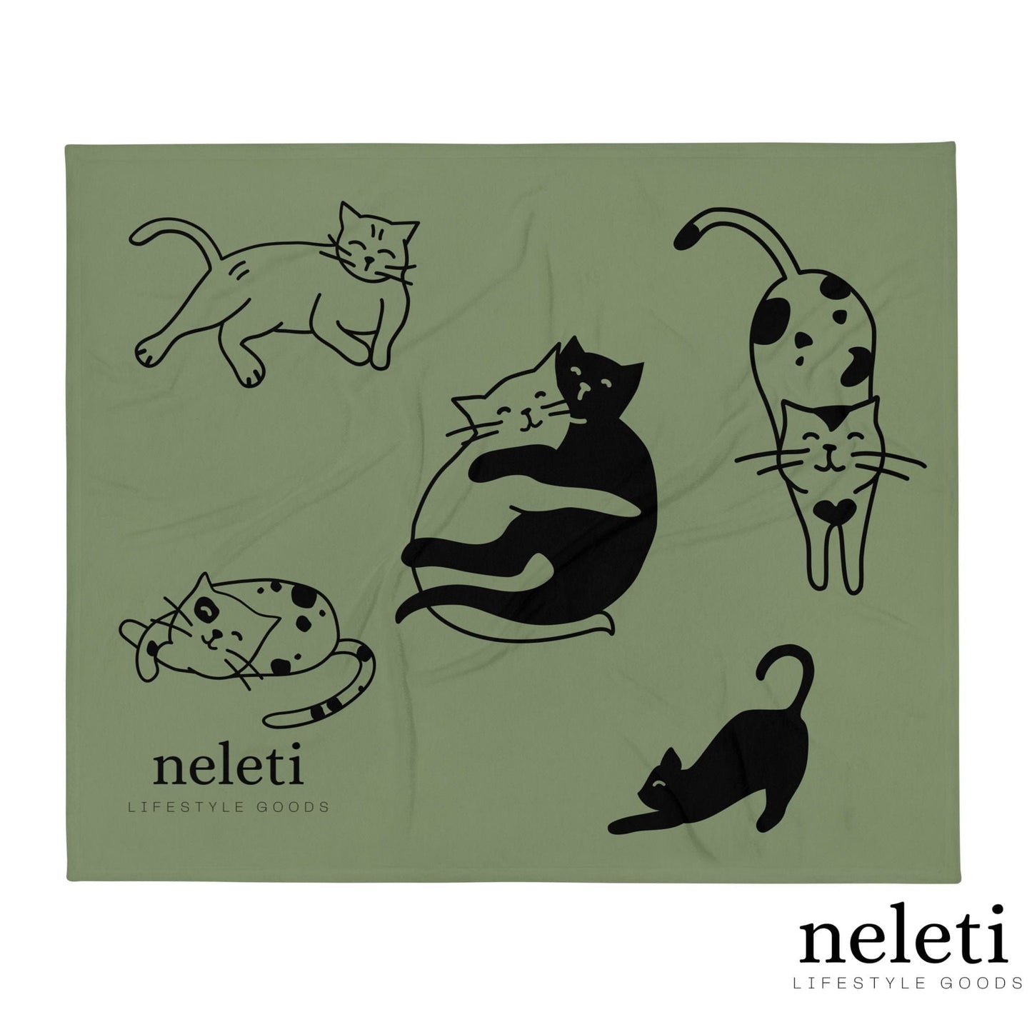 neleti.com-cat-blanket-in-camouflage-green-color