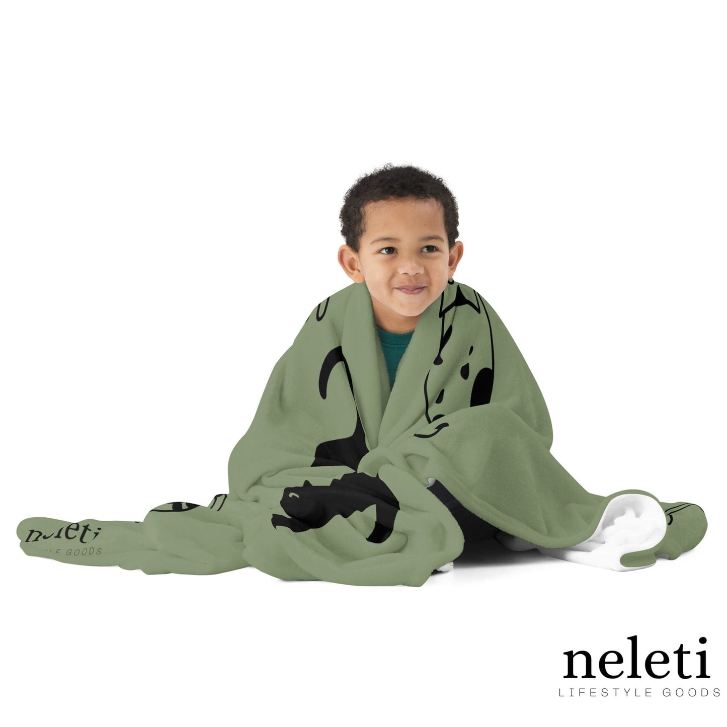 neleti.com-cat-blanket-in-camouflage-green-color