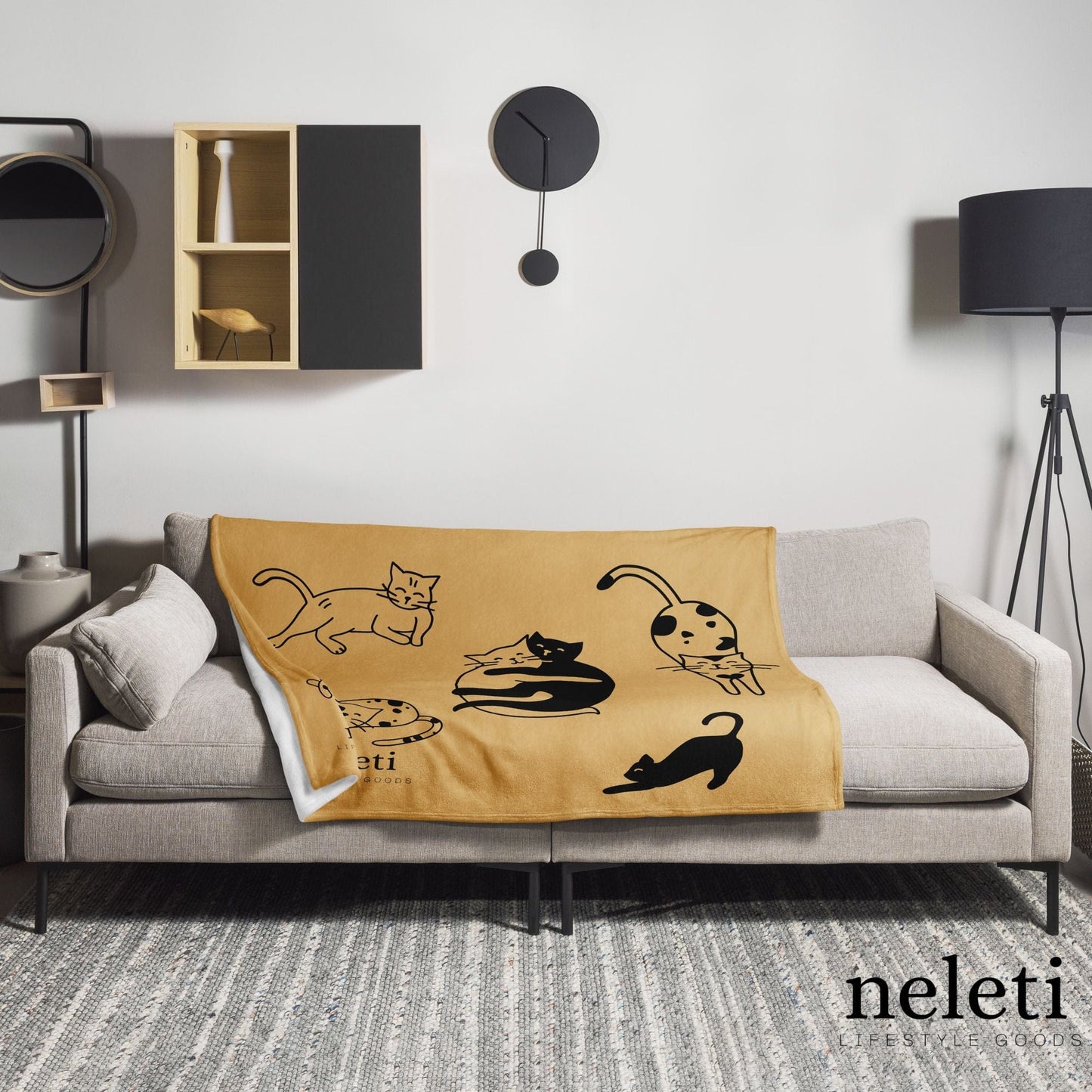 neleti.com-cat-blanket-in-fawn-color