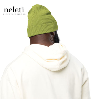 neleti.com-custom-embroidered-green-beanie-for-dog-lovers