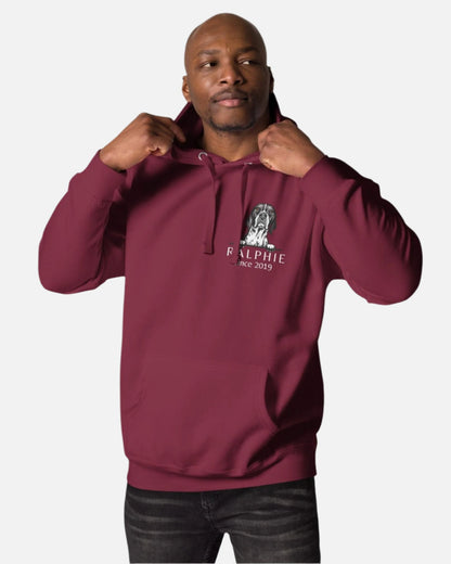 neleti.com-custom-maroon-hoodie-for-dog-lovers