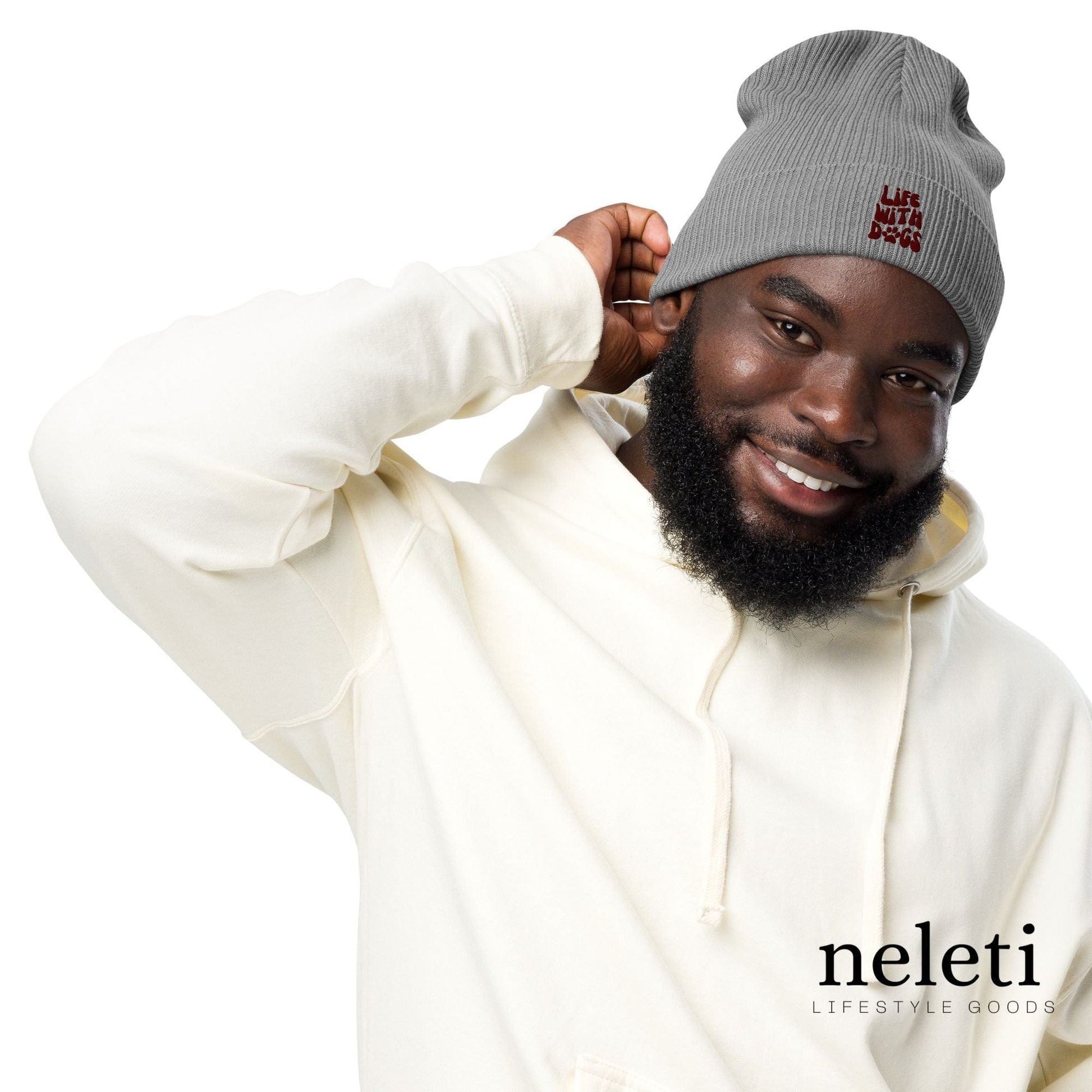 neleti.com-grey-beanie-for-dog-lovers