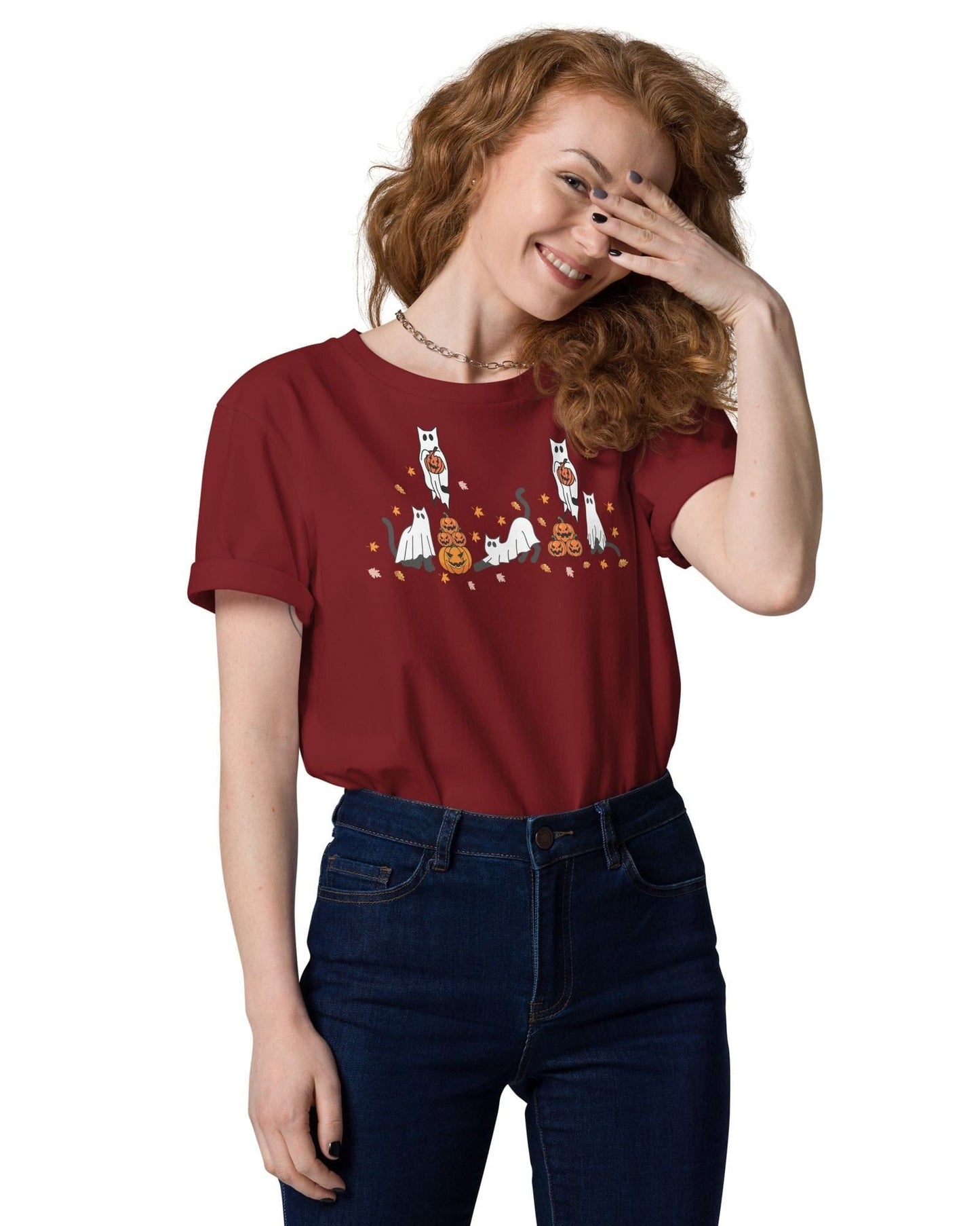 neleti.com-halloween-burgundy-shirt-for-cat-lover