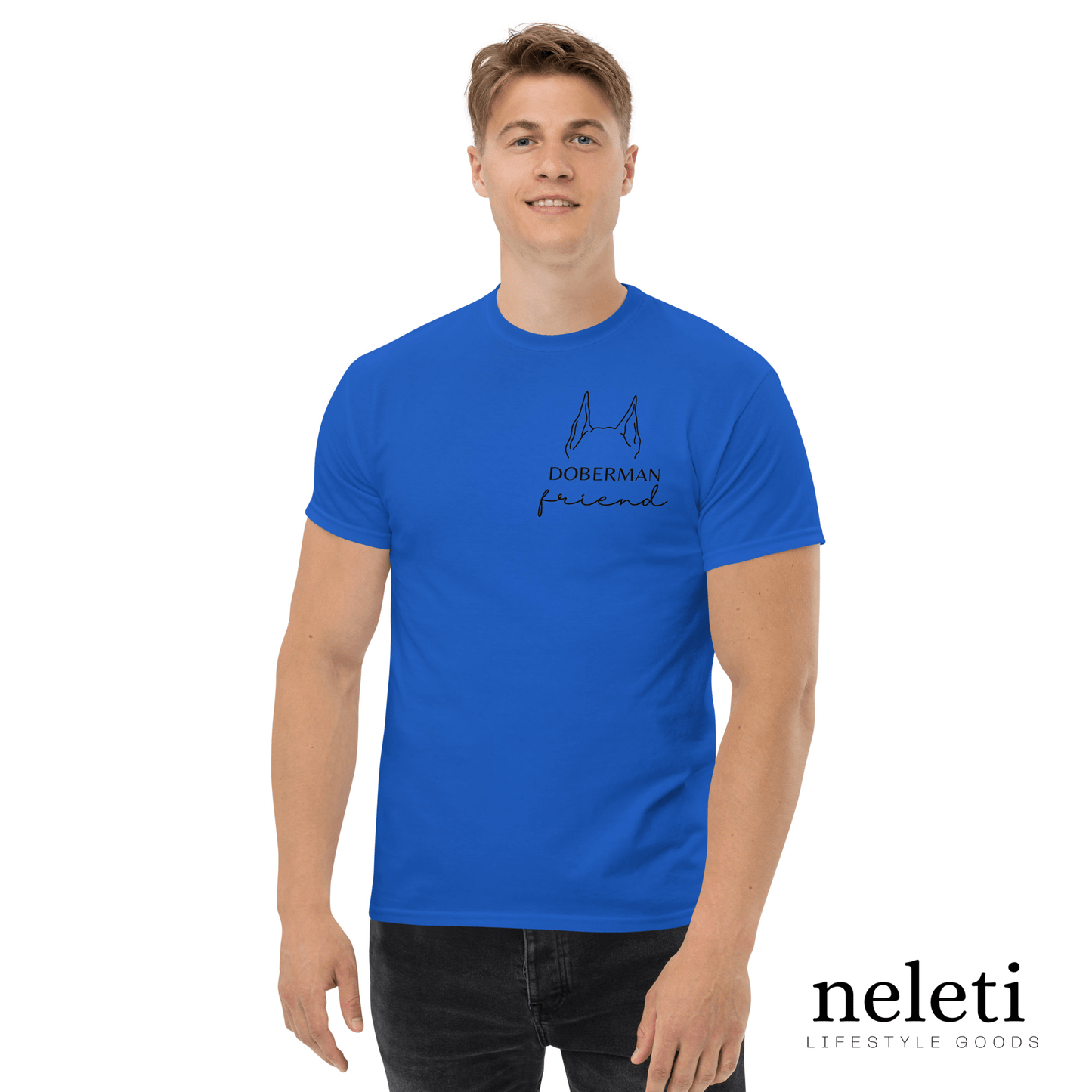 Men's Classic Tee with Personalized Dog Ears