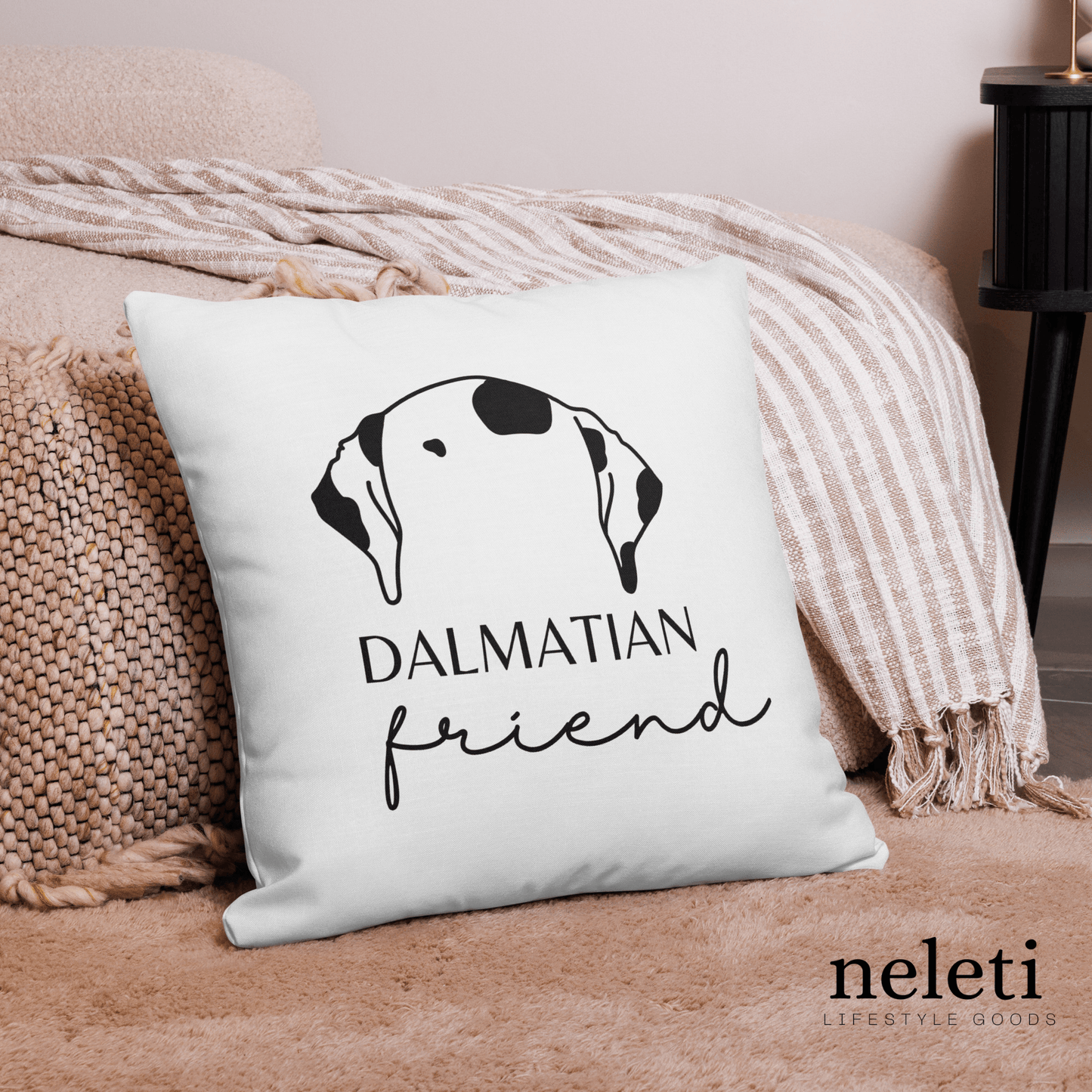 White Pillow with Custom Dog Ears