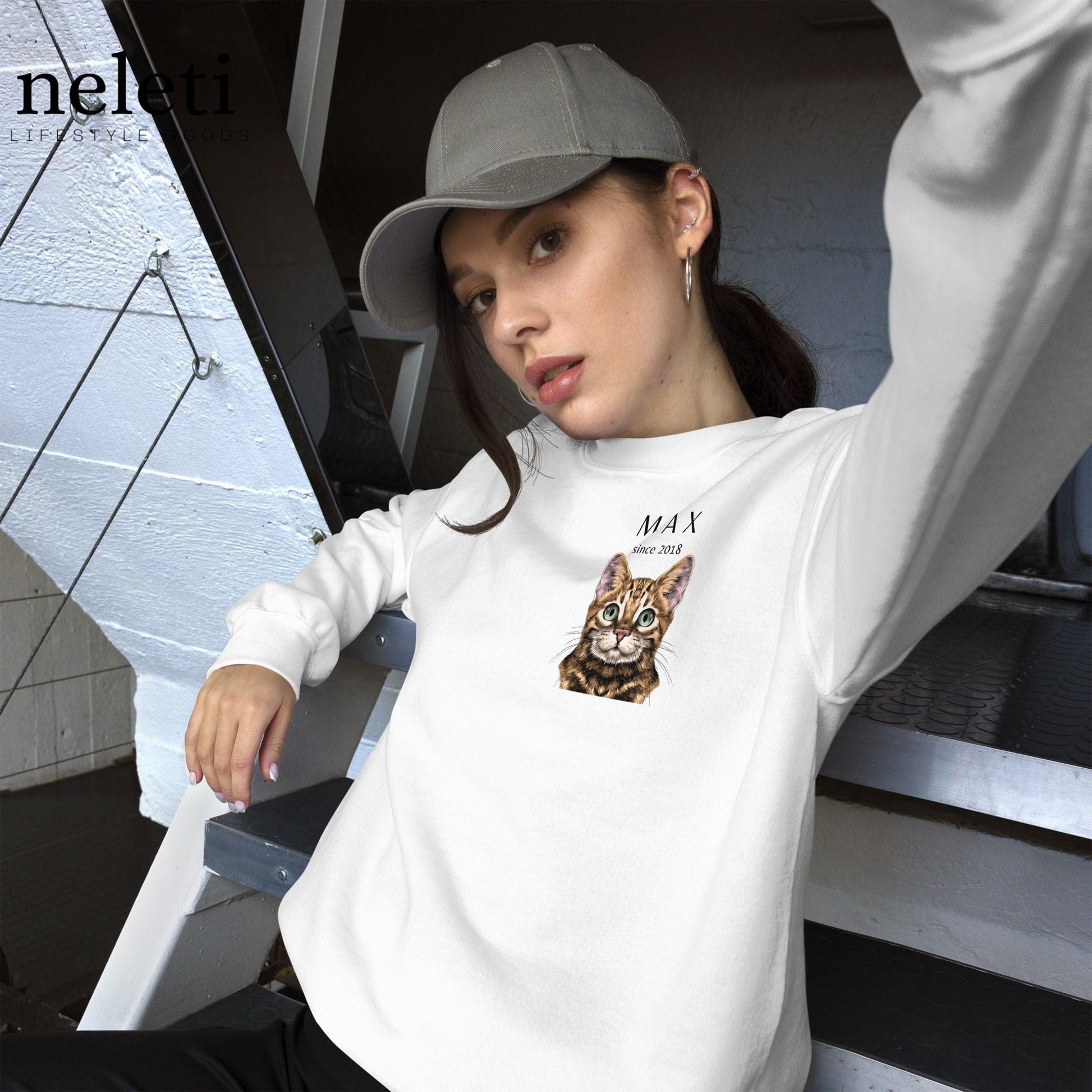 neleti.com-white-sweatshirt-for-cat-moms-and-dads