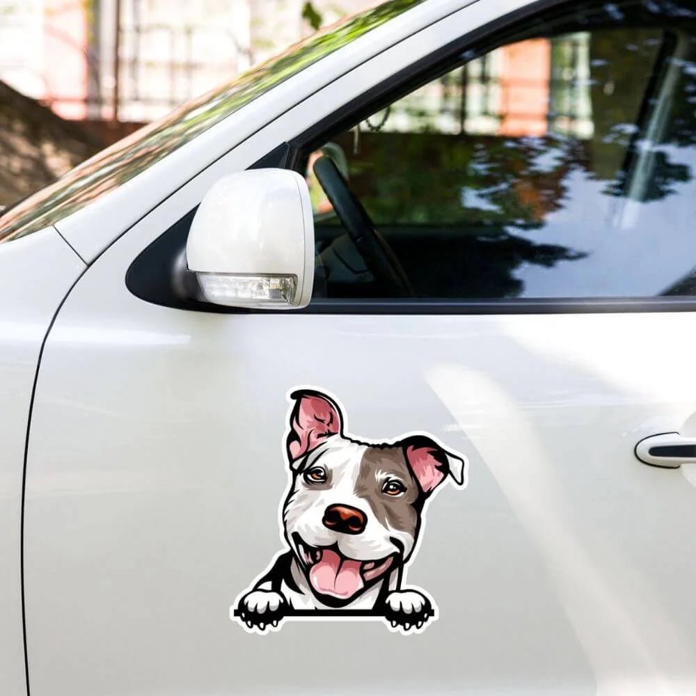 Pit Bull - Waterproof Decal for Car, Laptop, Water Bottle, Notebook, Phone Case | Dog Mom Gift - neleti