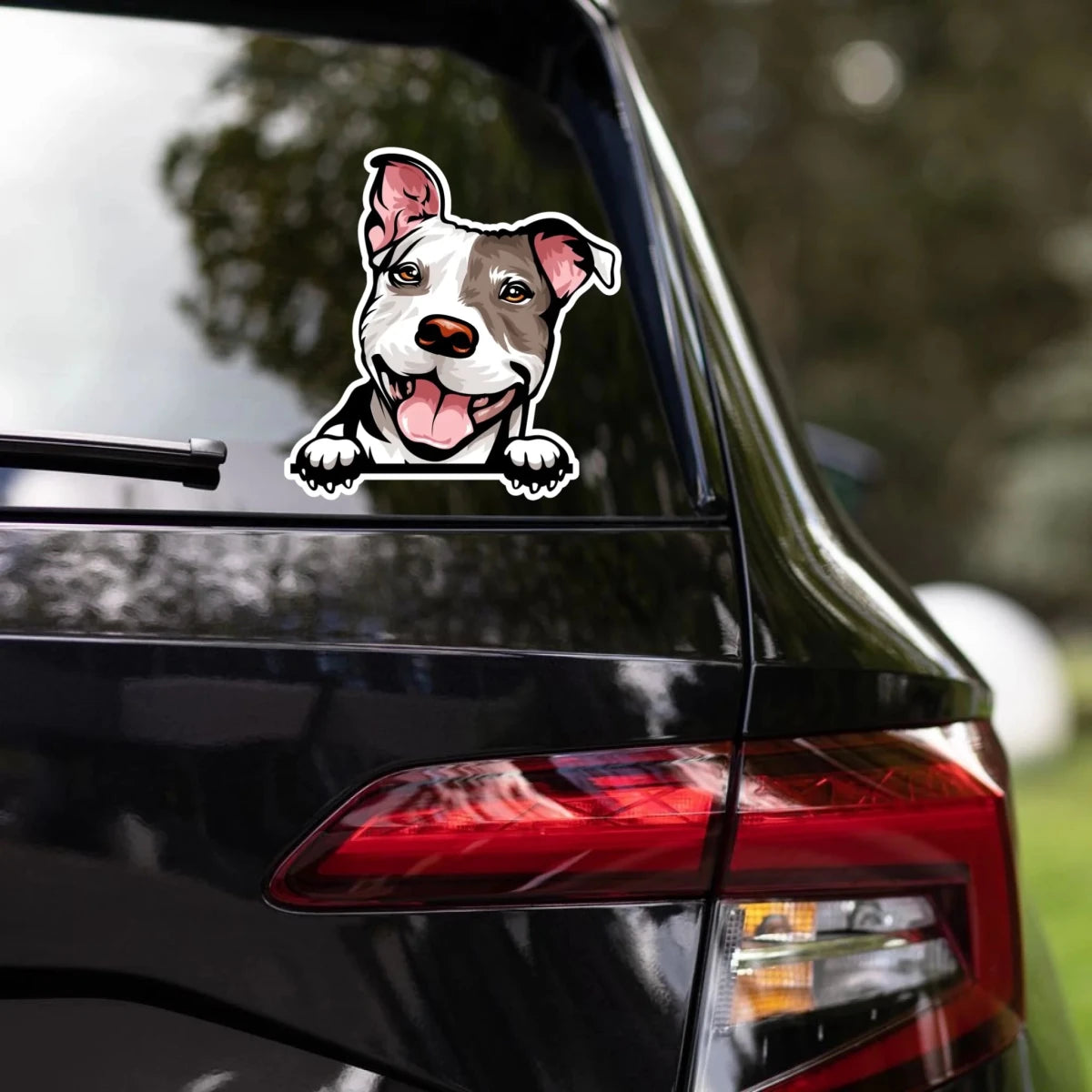 Pit Bull - Waterproof Decal for Car, Laptop, Water Bottle, Notebook, Phone Case | Dog Mom Gift - neleti