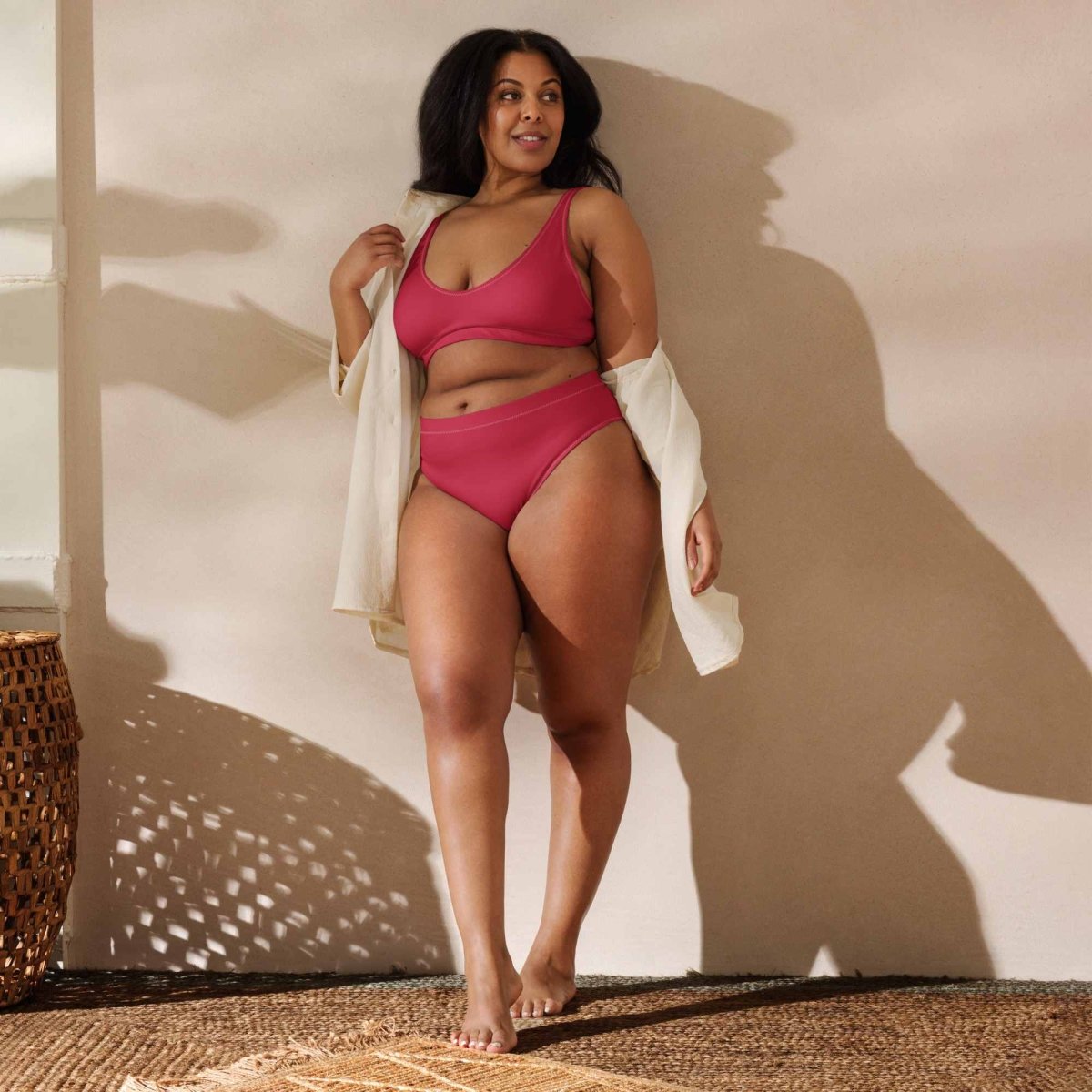 Red Two - Piece Swimsuit for Women at Neleti - neleti