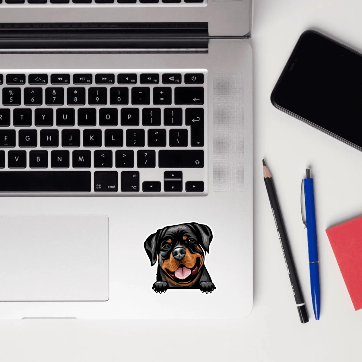 Rottweiler - Waterproof Decal for Car, Laptop, Water Bottle, Notebook, Phone Case | Dog Mom Gift - neleti