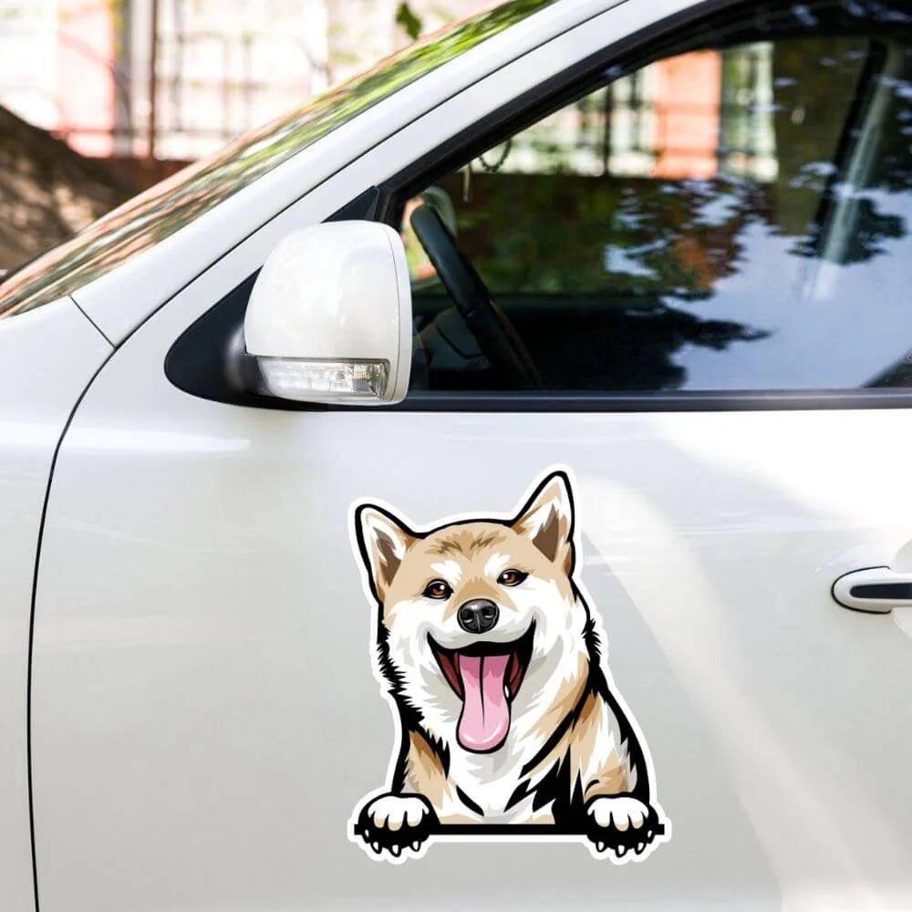 Shiba Inu - Waterproof Decal for Car, Laptop, Water Bottle, Notebook, Phone Case | Dog Mom Gift - neleti