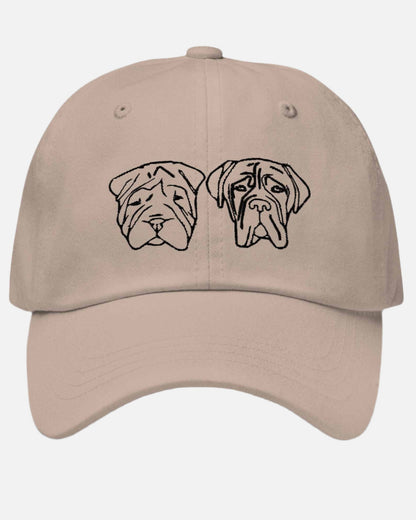 stone-baseball-cap-with-embroidered-dog-faces