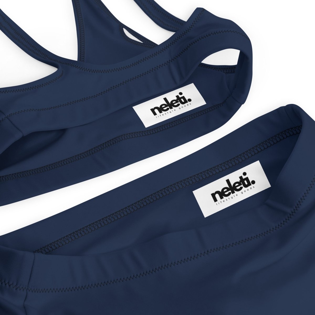 Two Piece Womens Swimsuit in Blue Color - neleti