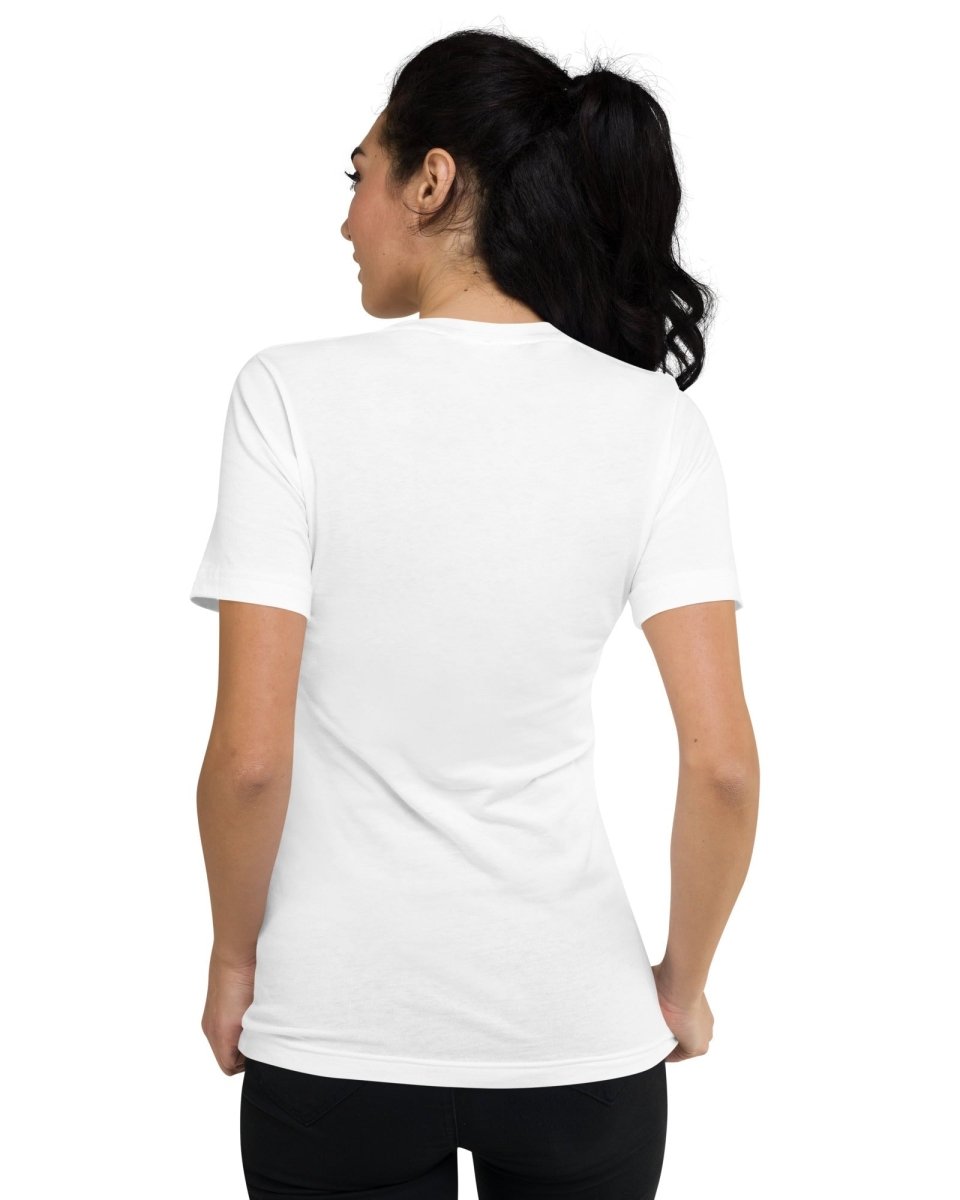 V - Neck Paw Print Shirt - Pet Parents Dog & Cat - neleti
