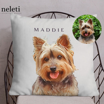 neleti Pillow 20x12in/50x30cm-Cover+INSERT / Whisper Custom Pet Pillows and Pillow Covers